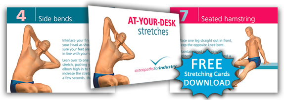 Free download of the at-your-desk stretching cards.