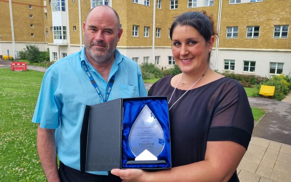 Clinical Individual Award Presented to OFI Trainer Emma Tarpey