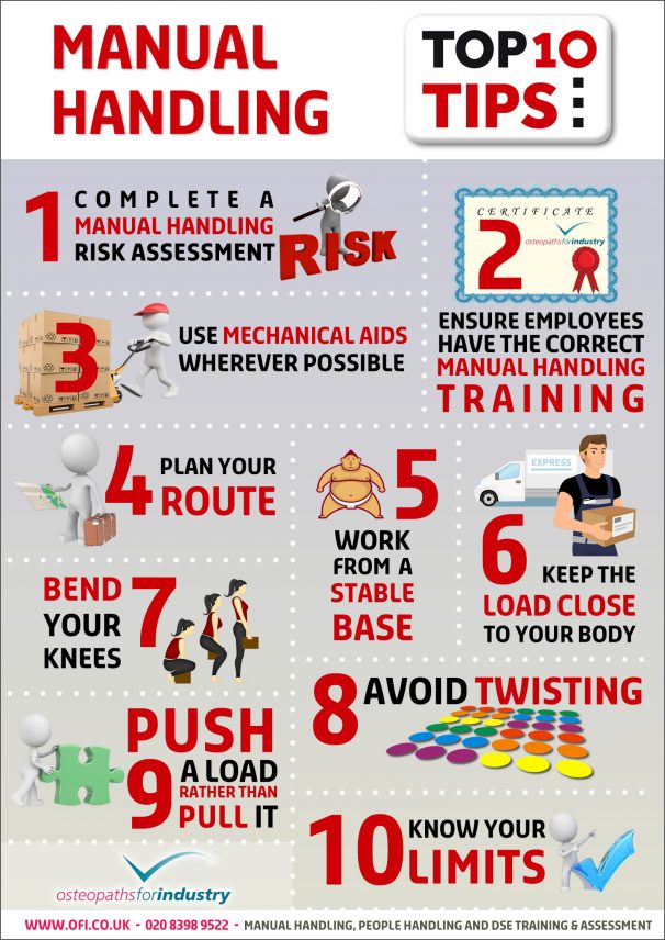 Top 10 Tips for Manual Handling