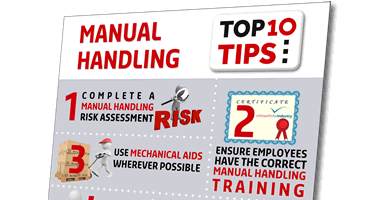 Manual Handling – Top 10 Tips infographic