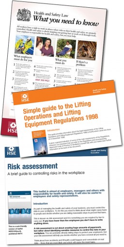 manual handling legislation samples