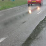 wet road